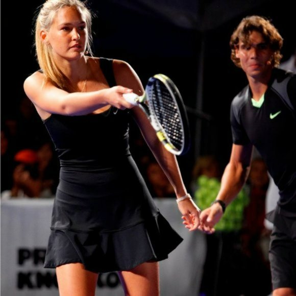 NWT Nike tennis dress w/ Bra skirt black S Small - SO PRETTY! - Picture 4 of 13